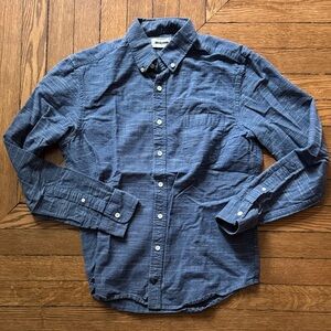 Taylor Stitch Blue Casual Button Down Shirt